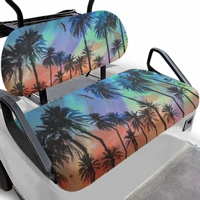 Horeset Golf Cart Seat Covers Set Breathable Golf Cart Seat Cover for Hot Weather Universal Fit for Daily Use