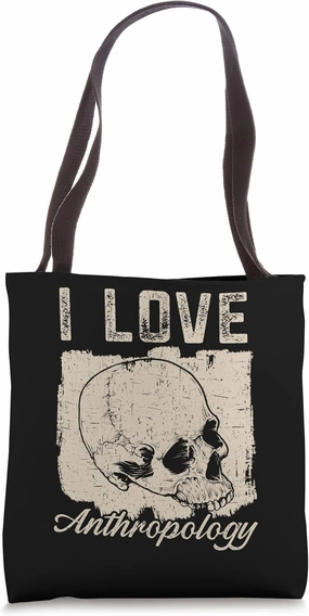 I Love Anthropology Teacher Science Anthropologist Fossils Tote Bag