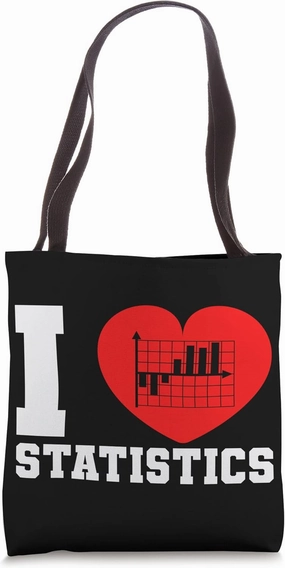 I Love Statistics Data Science Statistician Actuary Tote Bag