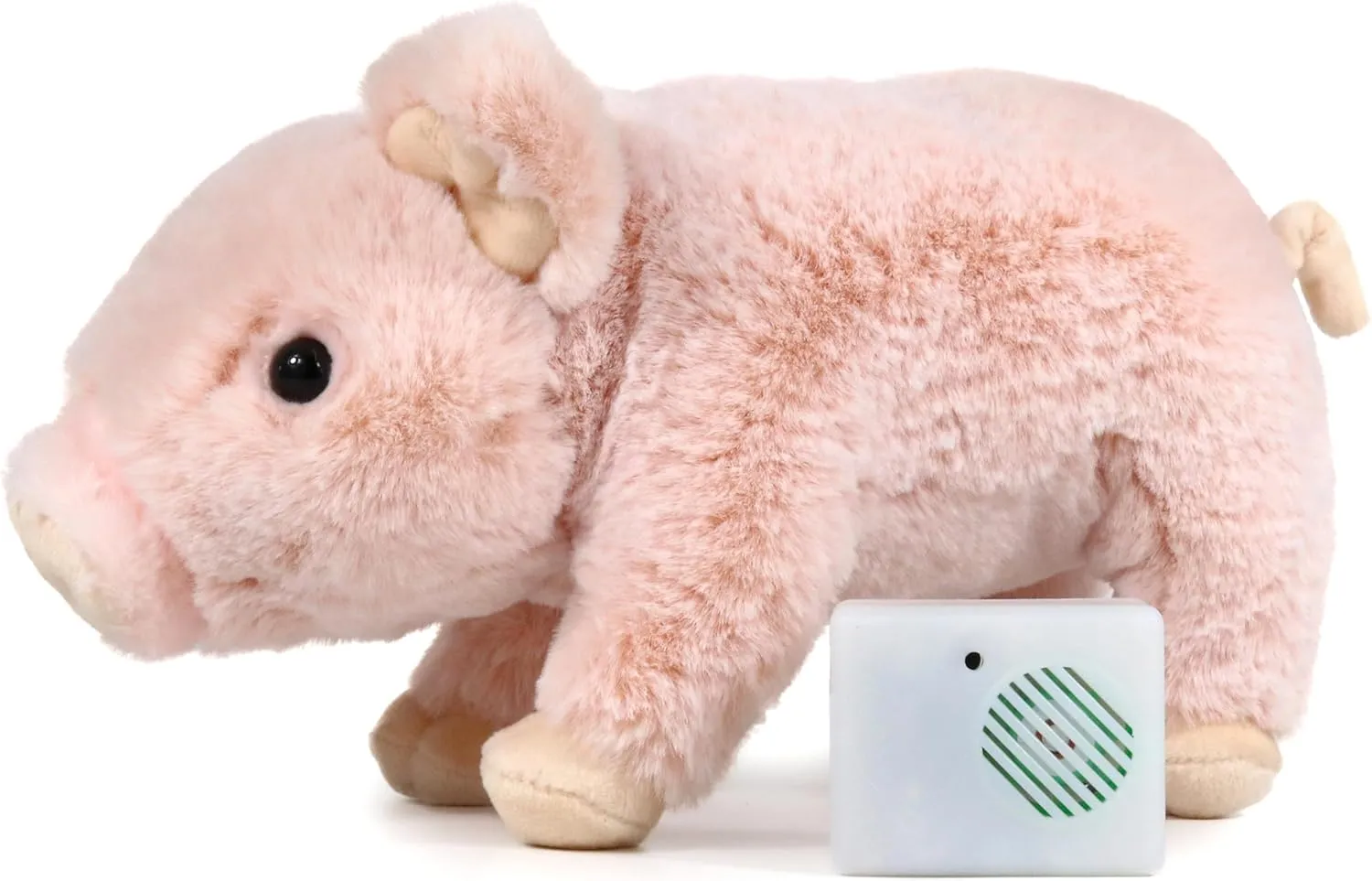 Ice King Bear Lifelike Baby Pig Stuffed Animal Piggy - Piglet Plush Toy - Voice Control (Oinkis)