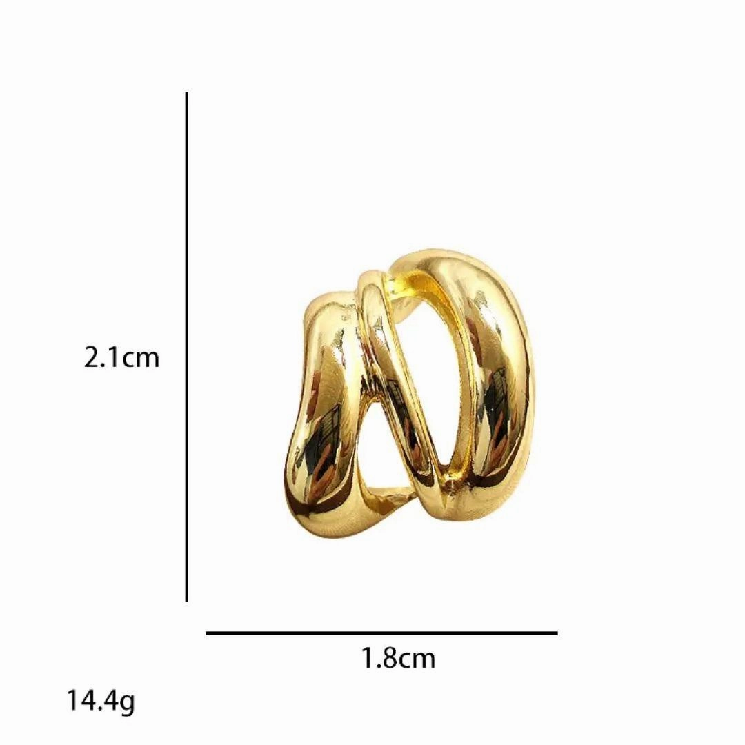 Interlocking Hoop Earrings - Fluffy