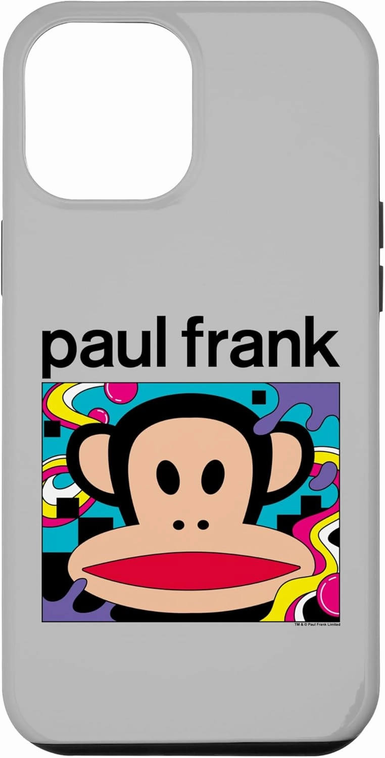 iPhone 15 Plus Paul Frank Julius Face Psychedelic Frame Case