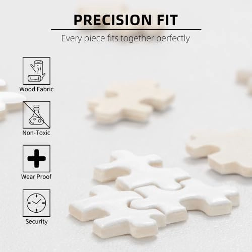 Jigsaw Puzzles for Adults 500 Pieces Old English Sheepdog Lucy Wooden Puzzle Challenging Educational Fun Family Holiday Activities Games Toys Gifts