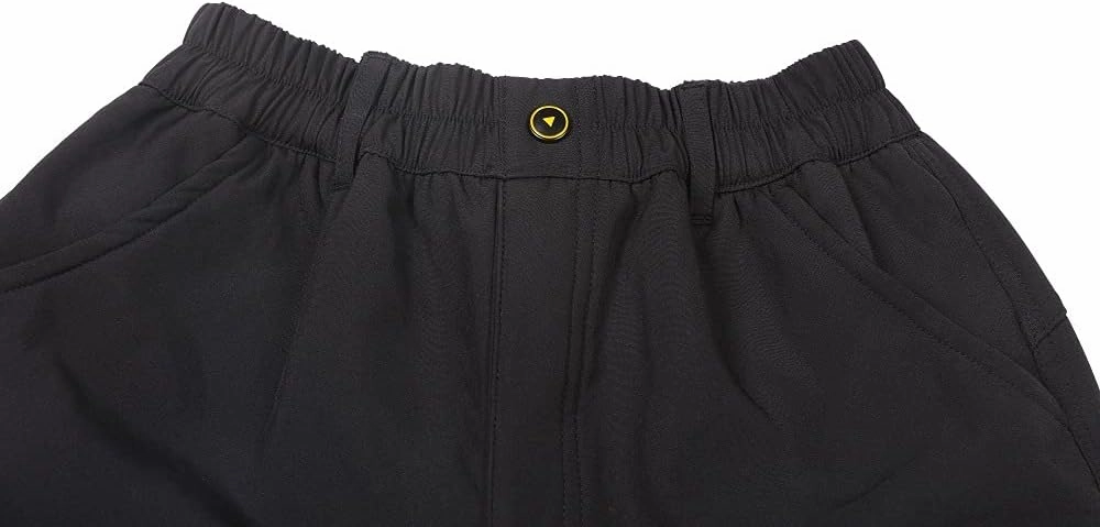 Jingle Bongala Kids Youth Waterproof Hiking Pants Fleece Lined Elastic Waist for Boys Girls Snow Pants Insulated