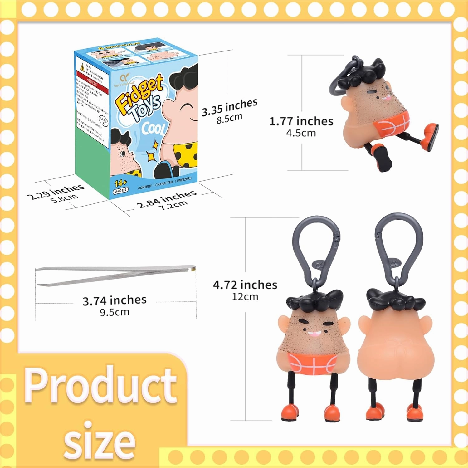 JumpJump Skin Picking Fidget Toys Trichotillomania Toys for Skin Pickers ADHD OCD Anxiety Relief,Perfect for Relieving Stress Christmas Birthday Party Gifts