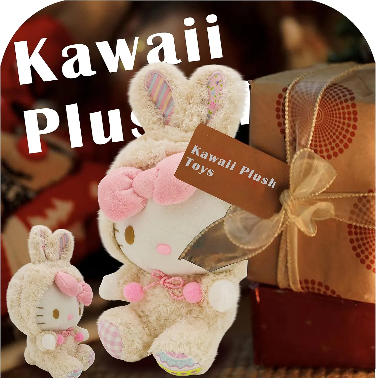 Kawaii Cartoon Bunny Cross-Dressing Series Plush,Rabbit Stuffed Cute Soft Doll Toys, Plush Pillow Stuffed Animals Toy Birthday Gifts for Girls Kids
