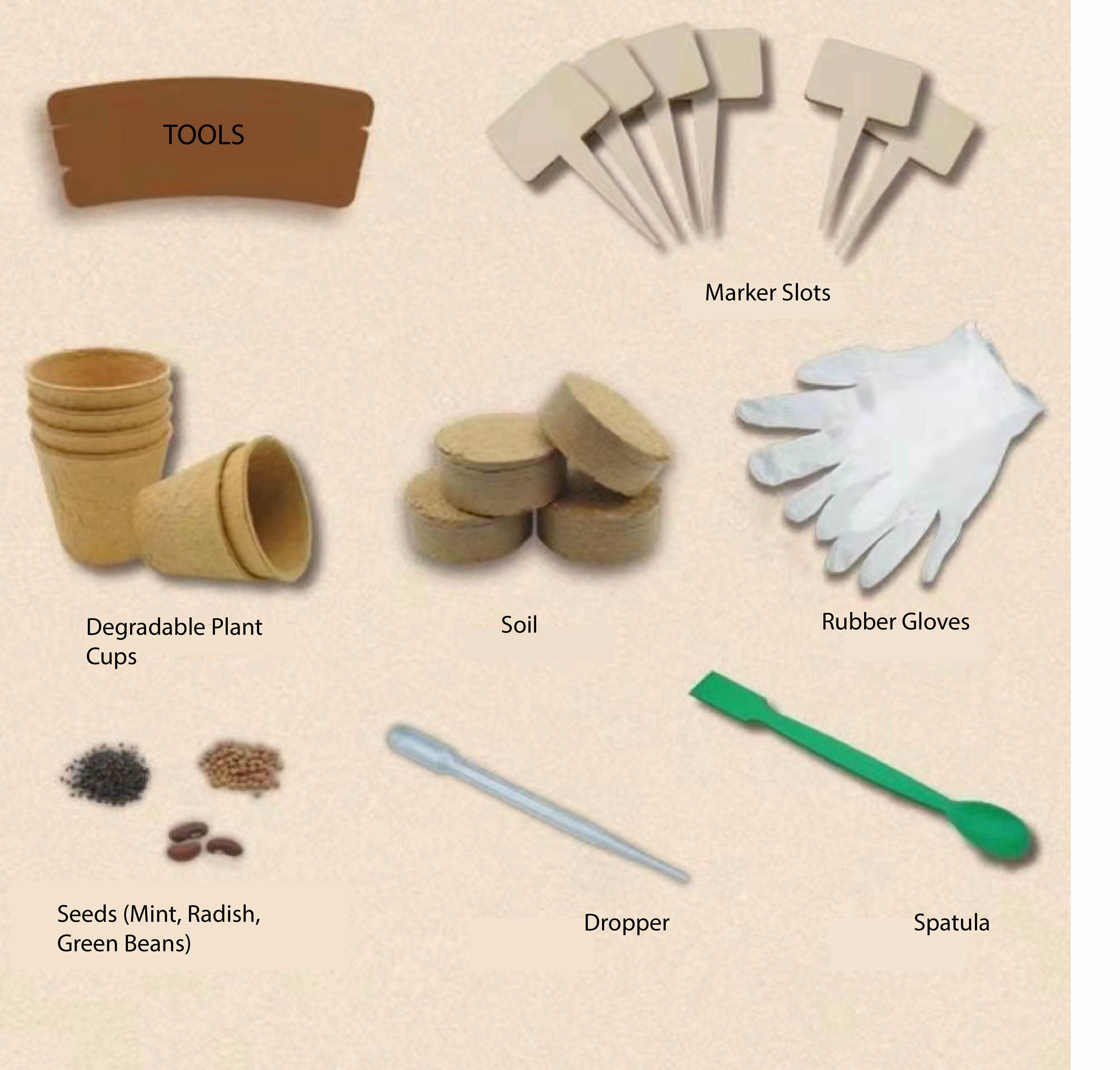 Kids Gardening Kit - Mini DIY Creative Garden Activity for Children