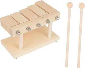 Kisangel 1 Set Wooden Rhythm Block Musical Percussion Instrument for Early Music Education Engaging Sound for Present for Young Music Lovers