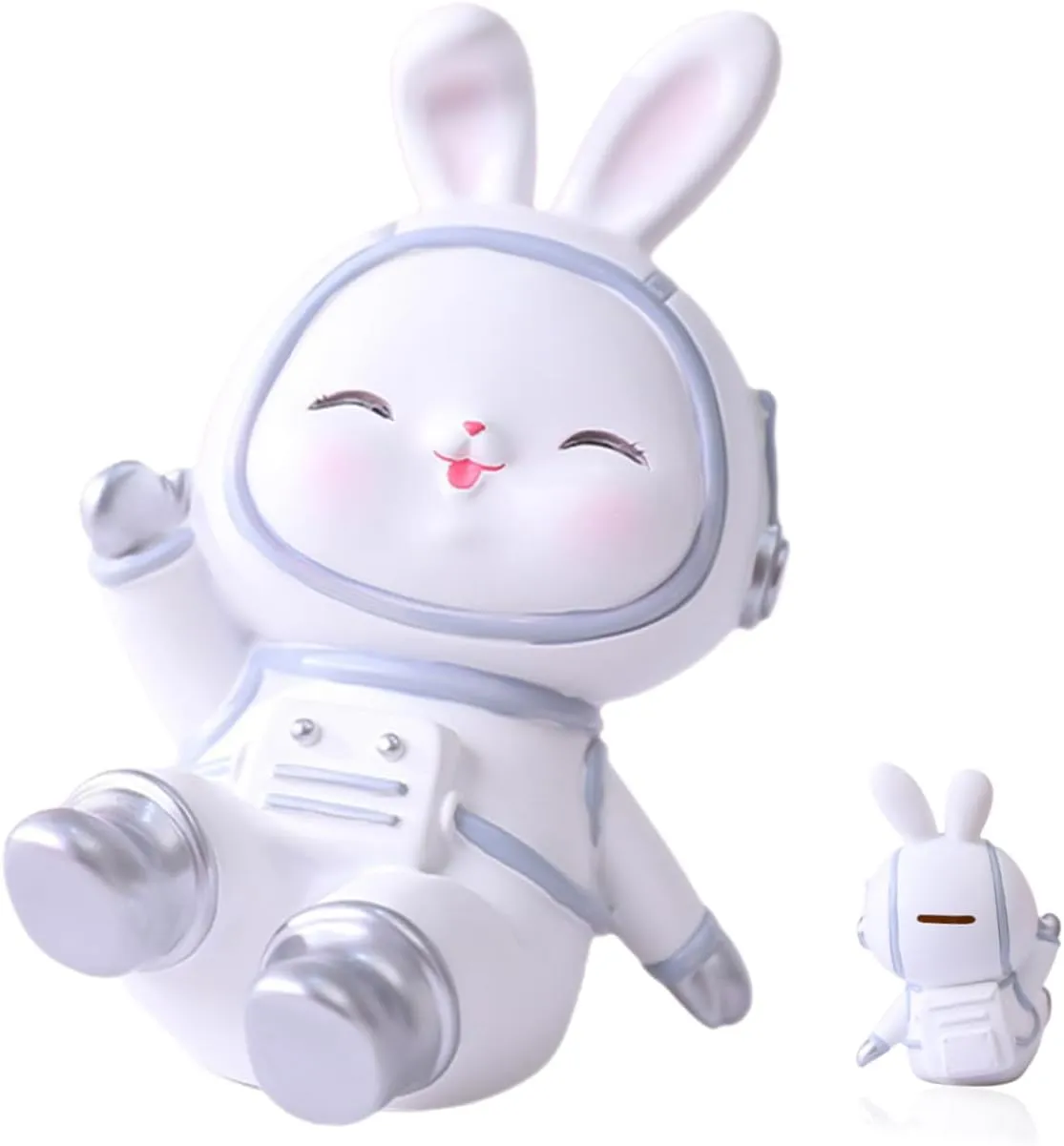 Kisangel Cute Bunny Piggy Bank for Cartoon Rabbit Coin Bank Decorative Money Jar for and Savings for Birthdays Holidays and Encouraging Saving Habits