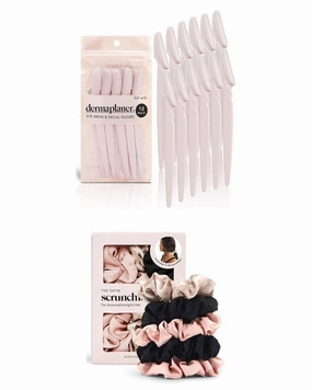 Kitsch Dermaplaning Tool & Satin Scrunchies with Discount