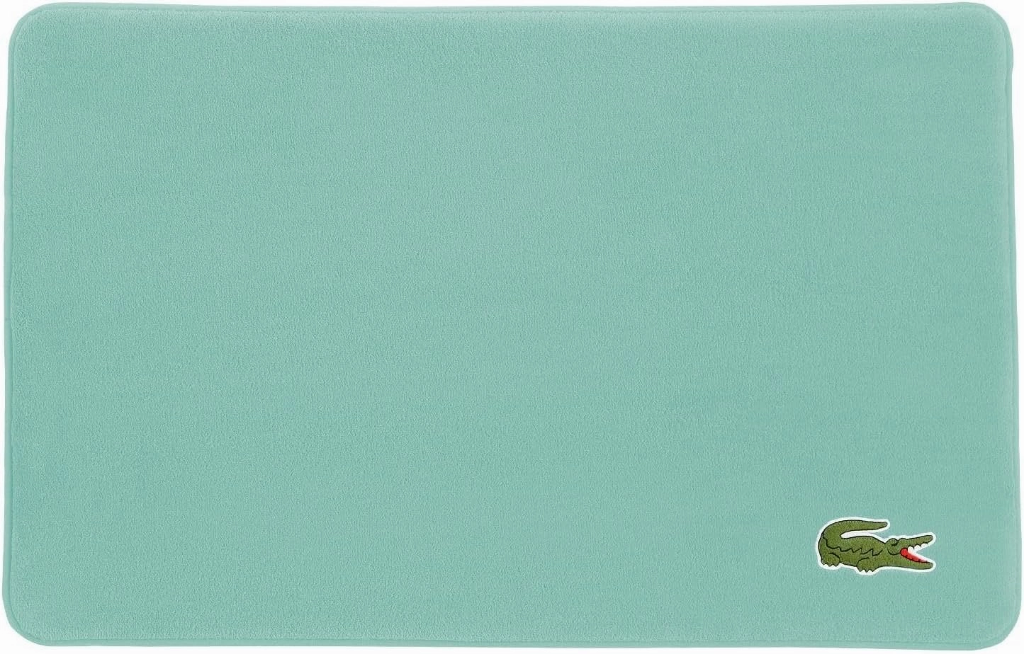 Lacoste Crocodile Memory Foam 19" x 30" Bath Rug, Beach Glass