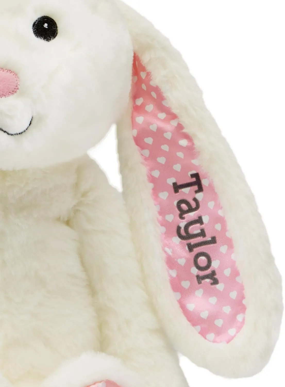 Let's Make Memories Personalized Hugging Plush Bunnies - Easter Bunny Stuffed Animal for Kids - Valentines Day - Birthday - for Boy - for Girl - Te Quiero - Familia - I Love You - Family - Bunnies