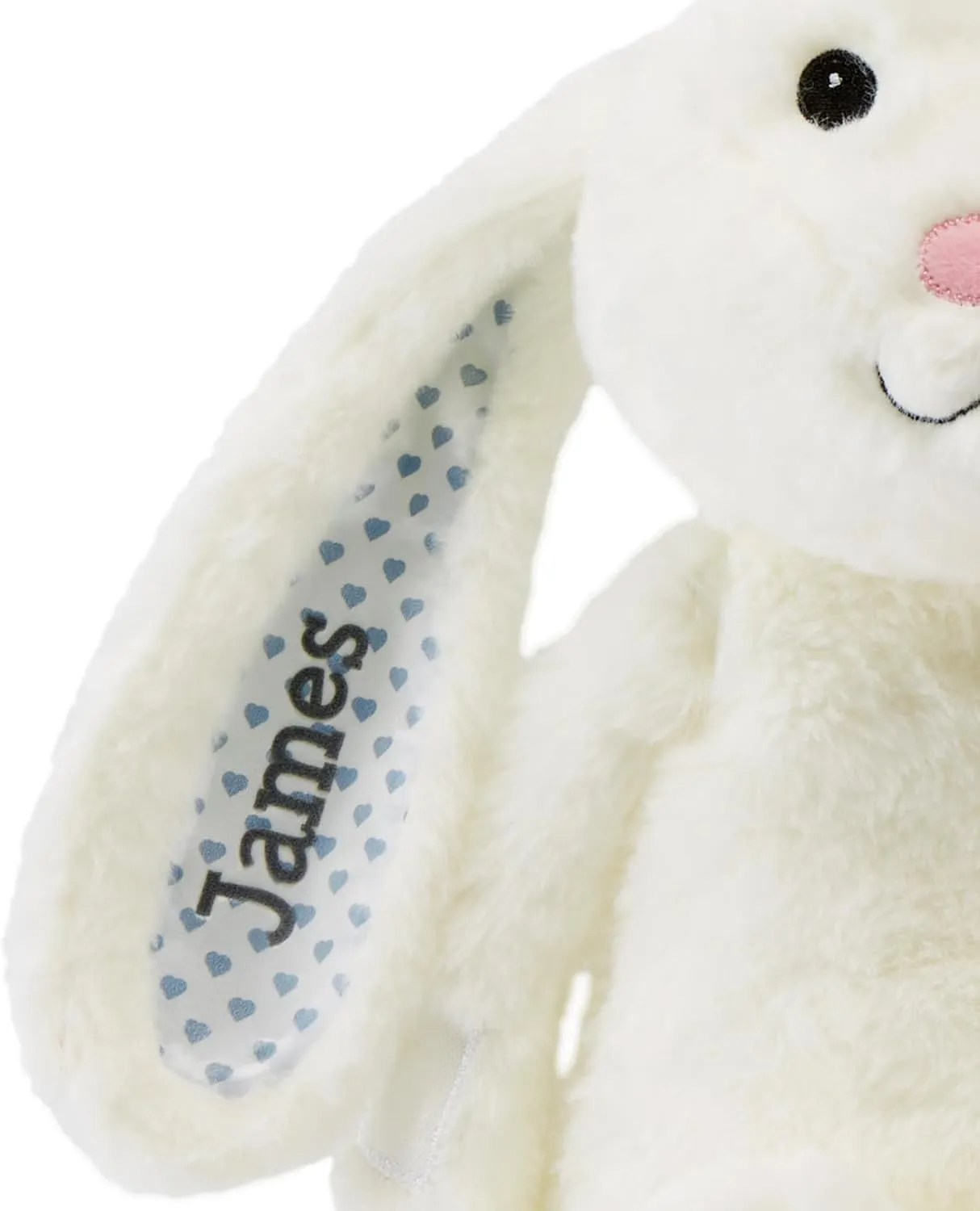 Let's Make Memories Personalized Hugging Plush Bunnies - Easter Bunny Stuffed Animal for Kids - Valentines Day - Birthday - for Boy - for Girl - Te Quiero - Familia - I Love You - Family - Bunnies