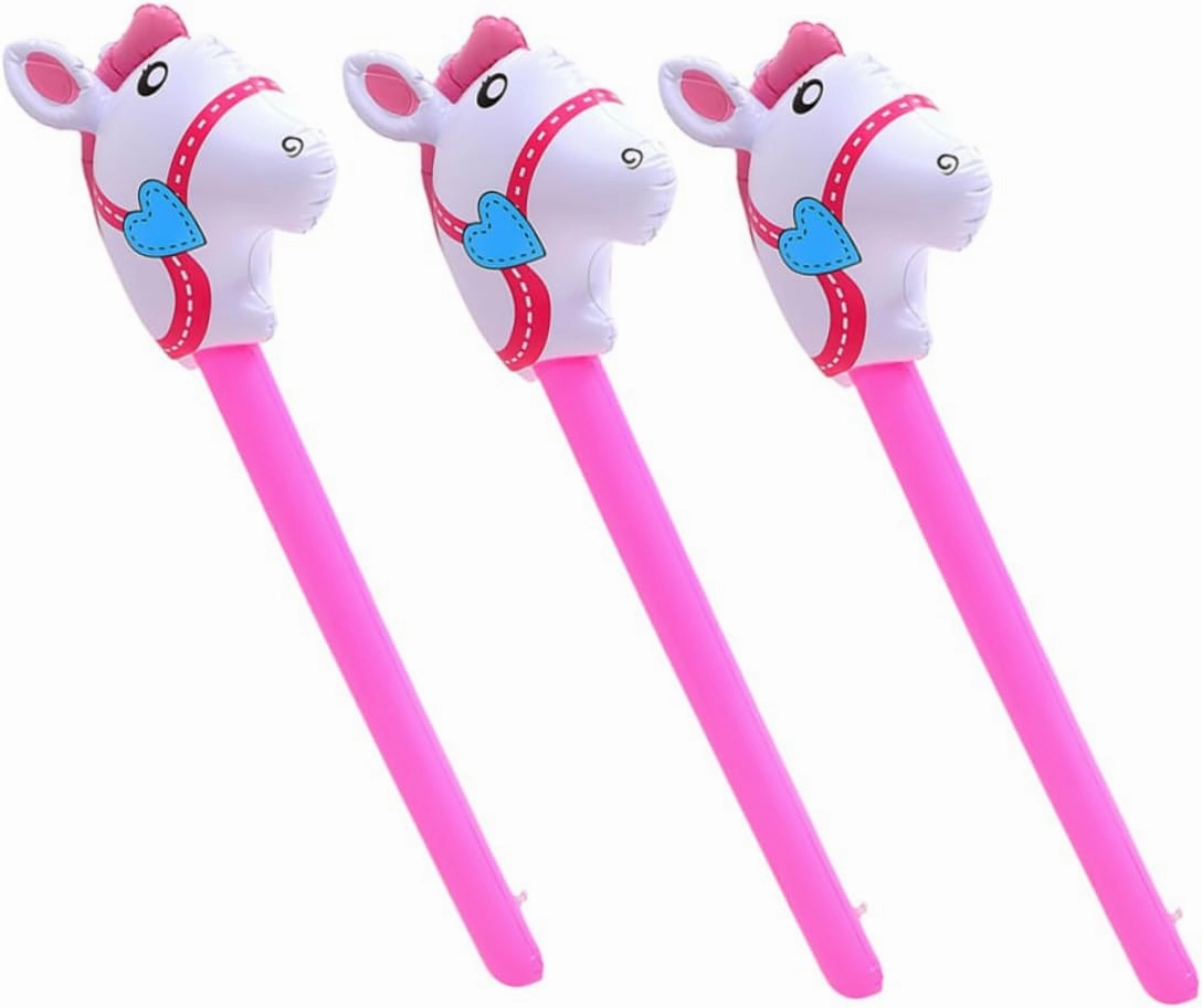 LIFKOME Inflatable Horse Stick Toy Boys and Girls Plaything Animal Design for Sensory Training