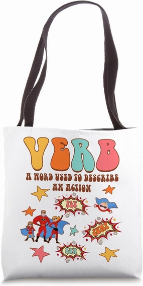 Literacy Coach Science Of Reading Teacher Verb Definition Tote Bag