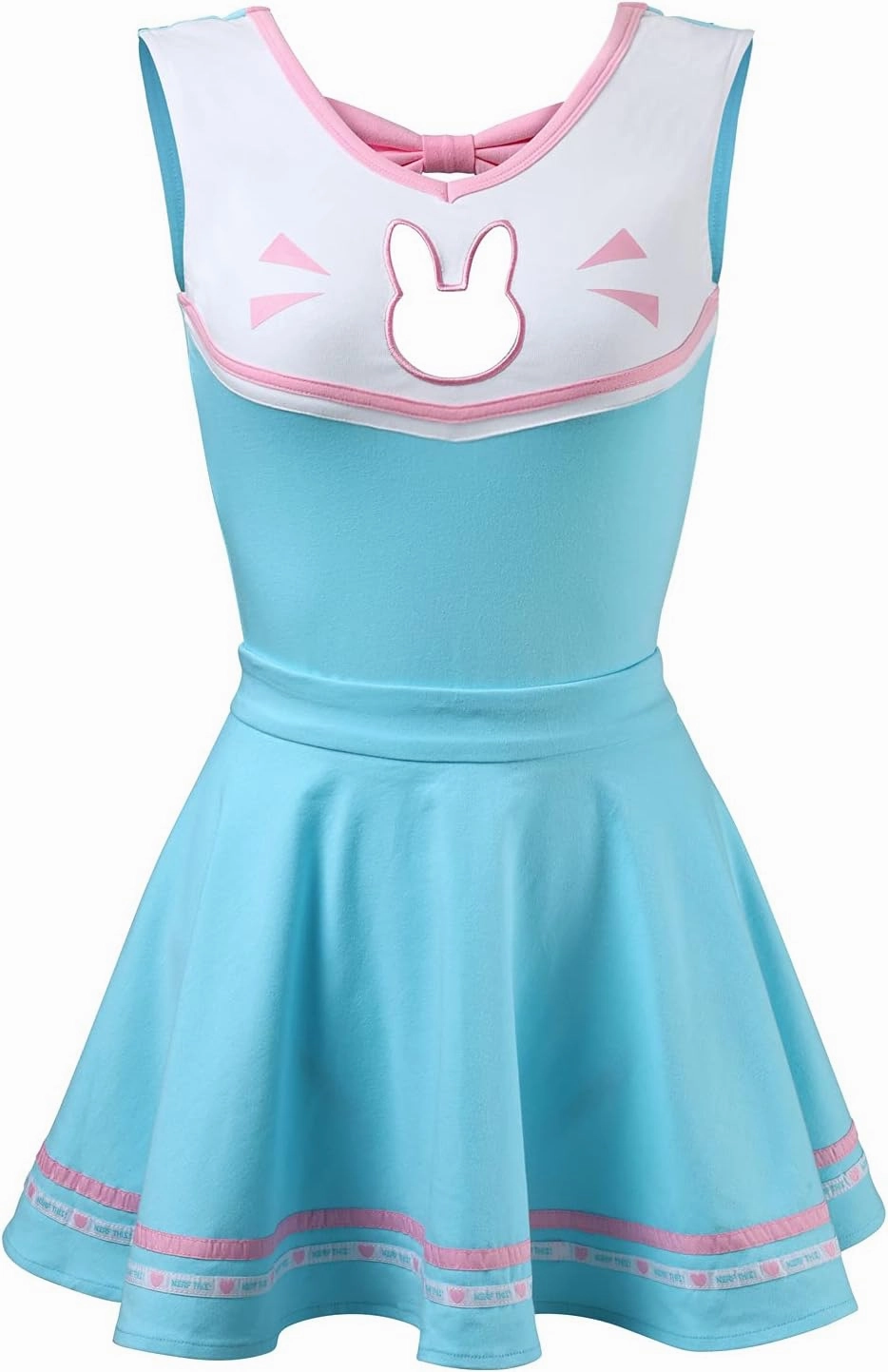 Littleforbig Cotton Romper Onesie Pajamas Bodysuit - Cosplay Bunnywatch Skirt Set