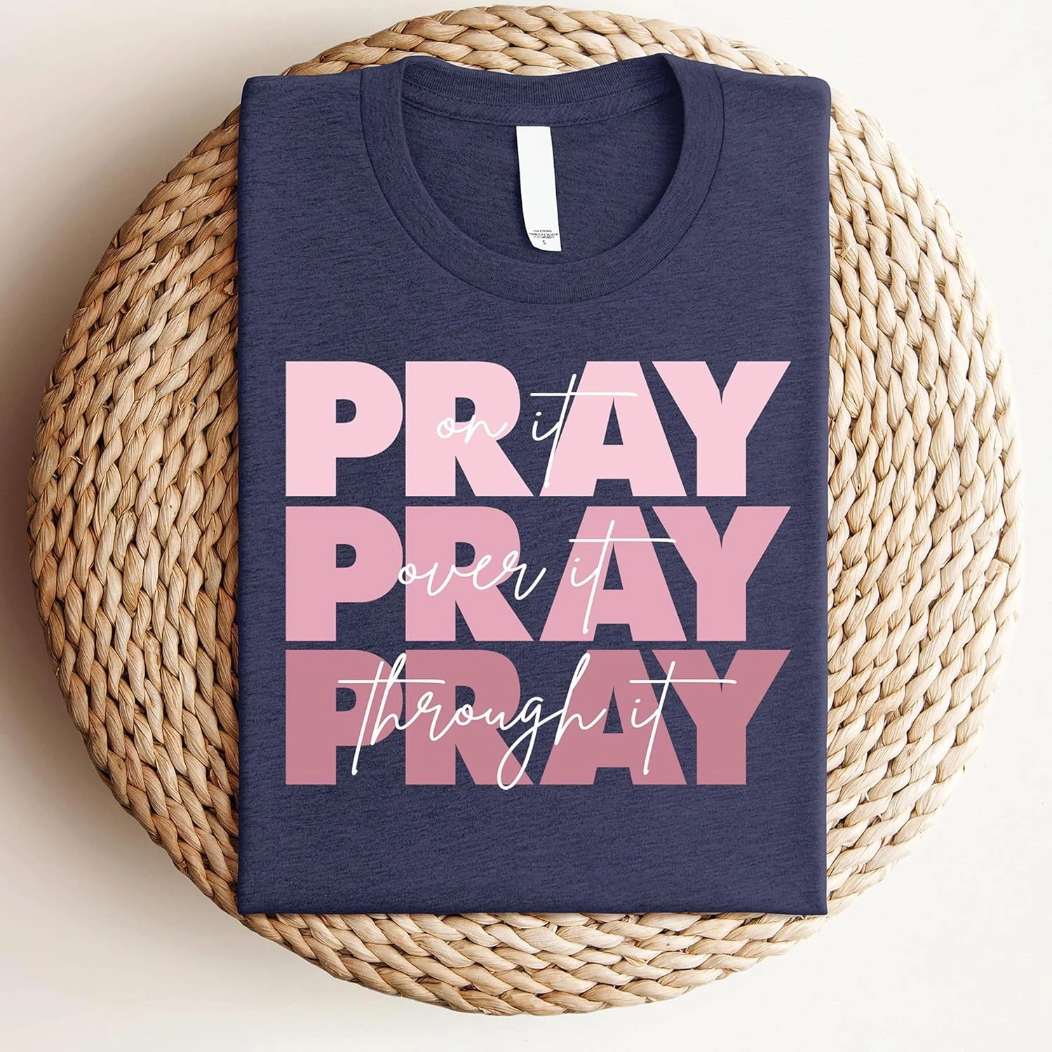 Love in Faith | Christian Shirts for Women | Pray On It Tee | Faith Shirts for Girl | Christian T-Shirts for Her