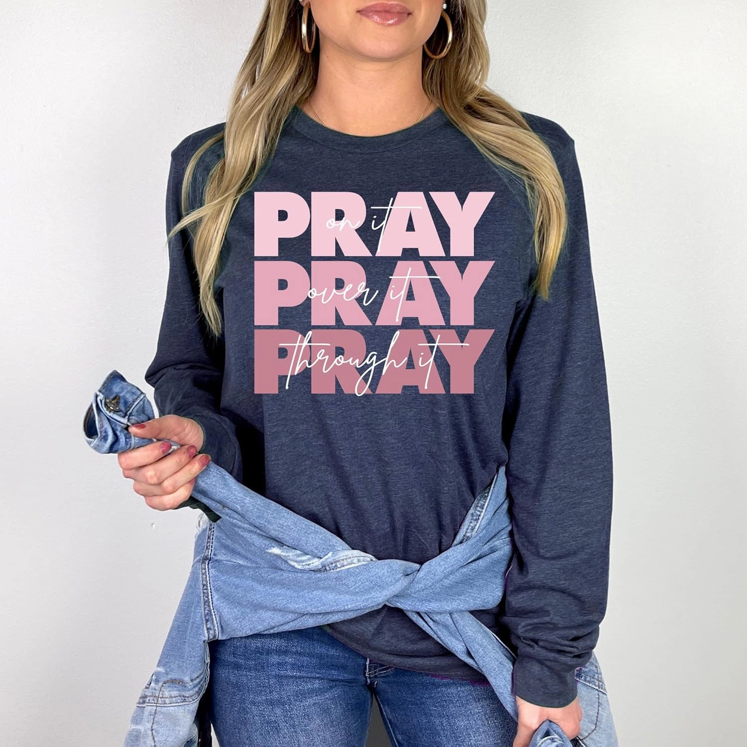 Love in Faith | Christian Shirts for Women | Pray On It Tee | Faith Shirts for Girl | Christian T-Shirts for Her