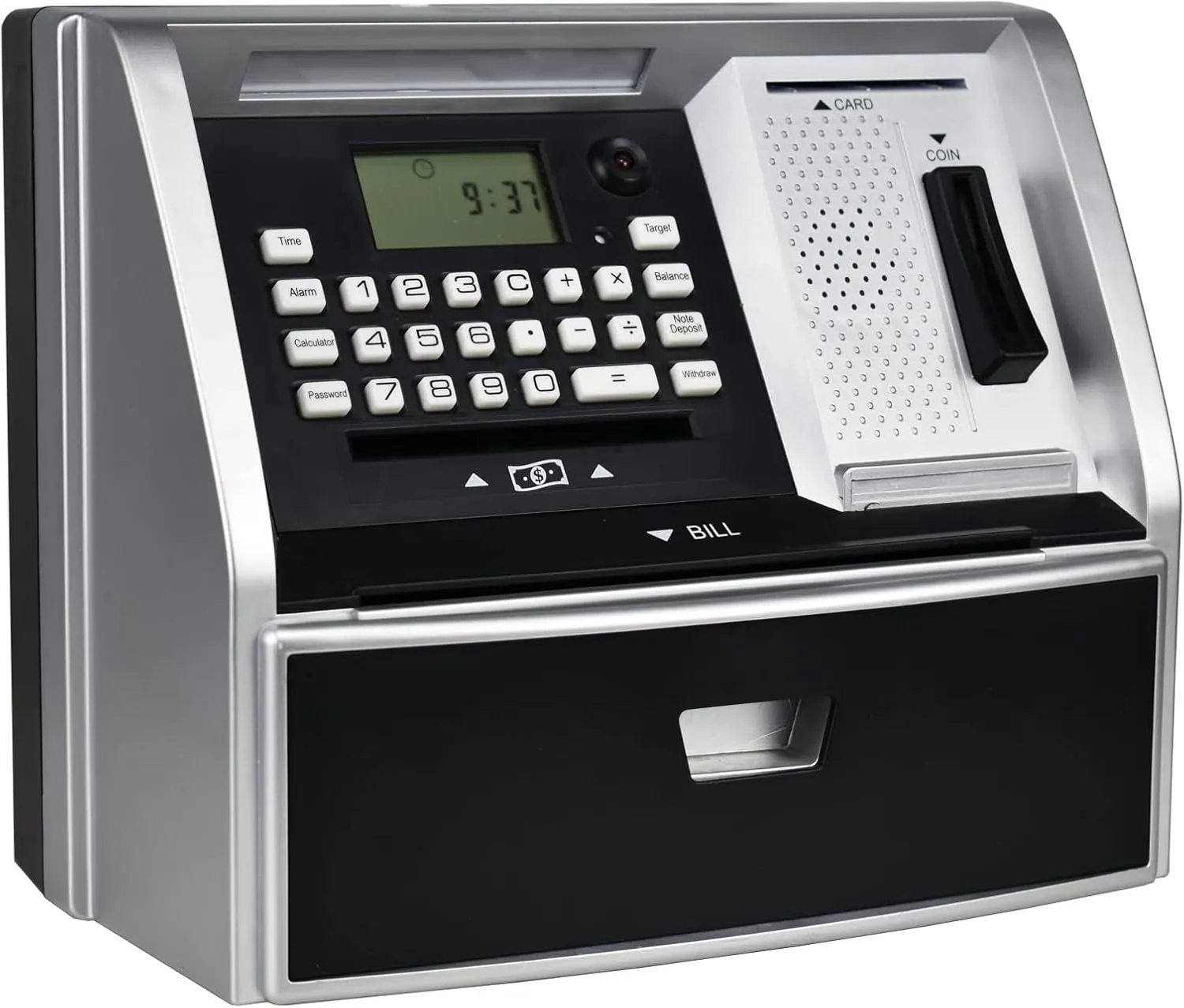 Lyght ATM Piggy Bank for Real Money, Cool Stuff Gift for 5-14 Years Old Boys Girls, Educational Toys for Kids