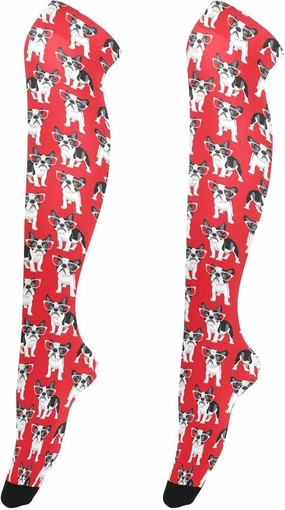 Mahjong Tiles Women Thigh High Socks Warm Over the Knee Socks Long Knee High Boot Stockings Leg Warmer
