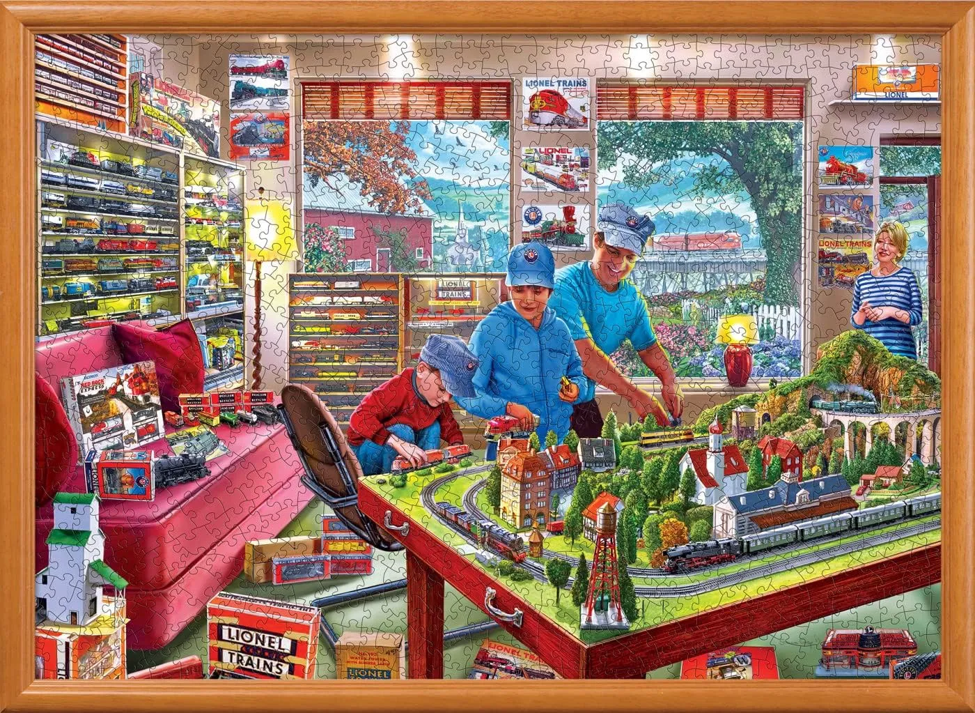 MasterPieces 1000 Piece Jigsaw Puzzle for Adults, Family, Or Youth - The Boy's Playroom - 19.25"x26.75"