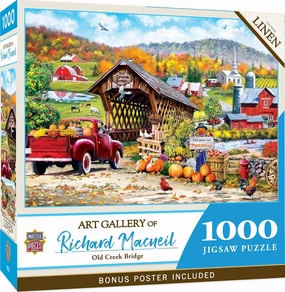 MasterPieces Gallery - Richard Macneil 1000 Pieces - Old Creek Bridge