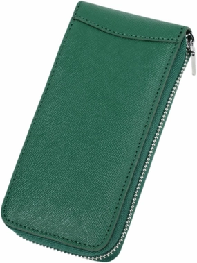 Mechanical Watch Pouch Wristwatch Display Case Watch Organizer Wear Resistant Compact Wristwatch Storage Box Watch Case, Green