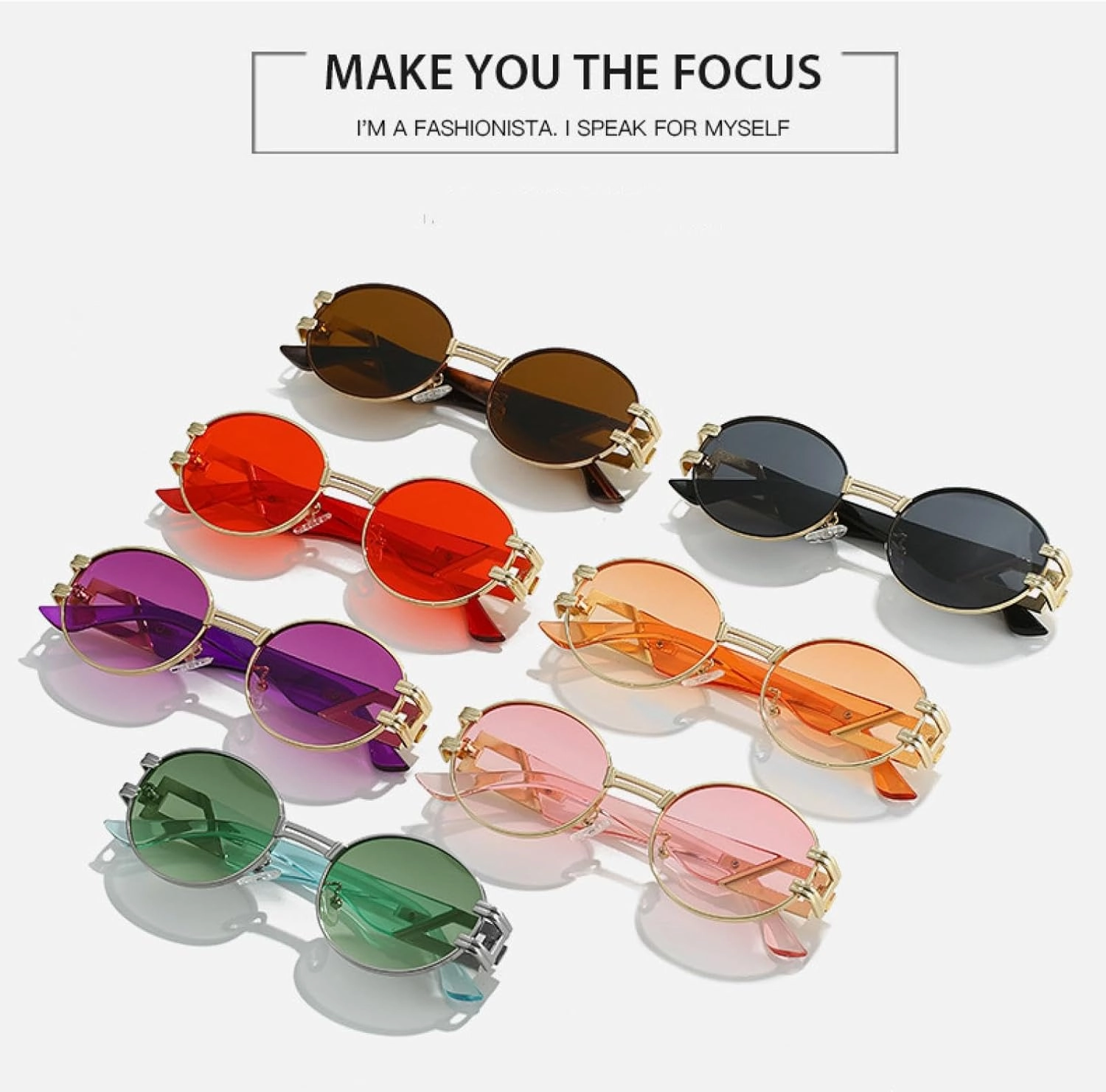 Metal Steampunk Sunglasses Women Luxury Metal Round Punk Fashion Men Sun Glasses Trend Eyewear Uv400