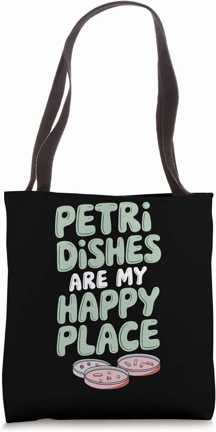 Microbiology Art Enthusiast Lab Life Microbial Science Fun Tote Bag