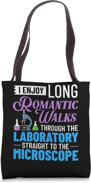 Microscope Microbiology Laboratory Biology Science Tote Bag
