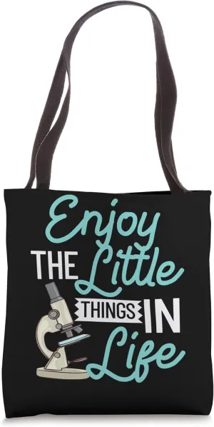 Microscope Microbiology Laboratory Biology Science Tote Bag