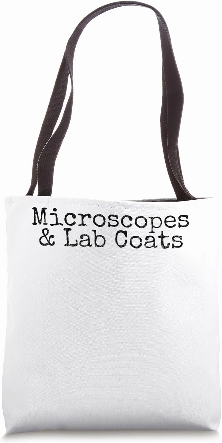 Microscope Lab Coat Science Microscopes & Lab Coats Science Tote Bag