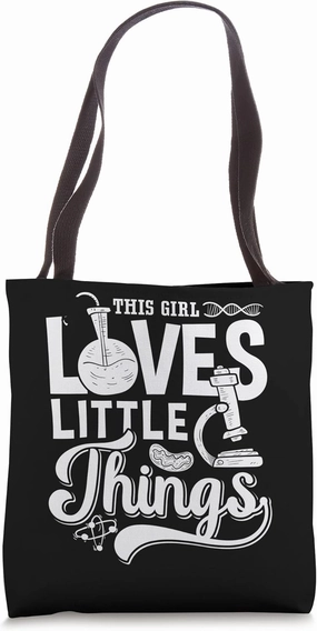 Microscope Microbiology Laboratory Biology Science Tote Bag
