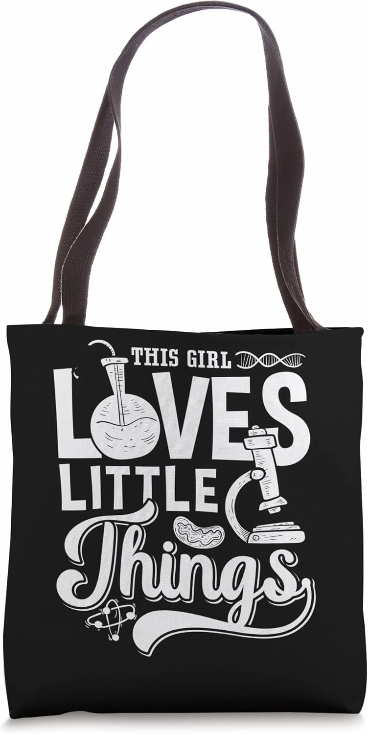 Microscope Microbiology Laboratory Biology Science Tote Bag