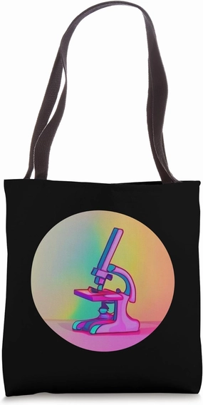 Microscope Microbiology Tote Bag