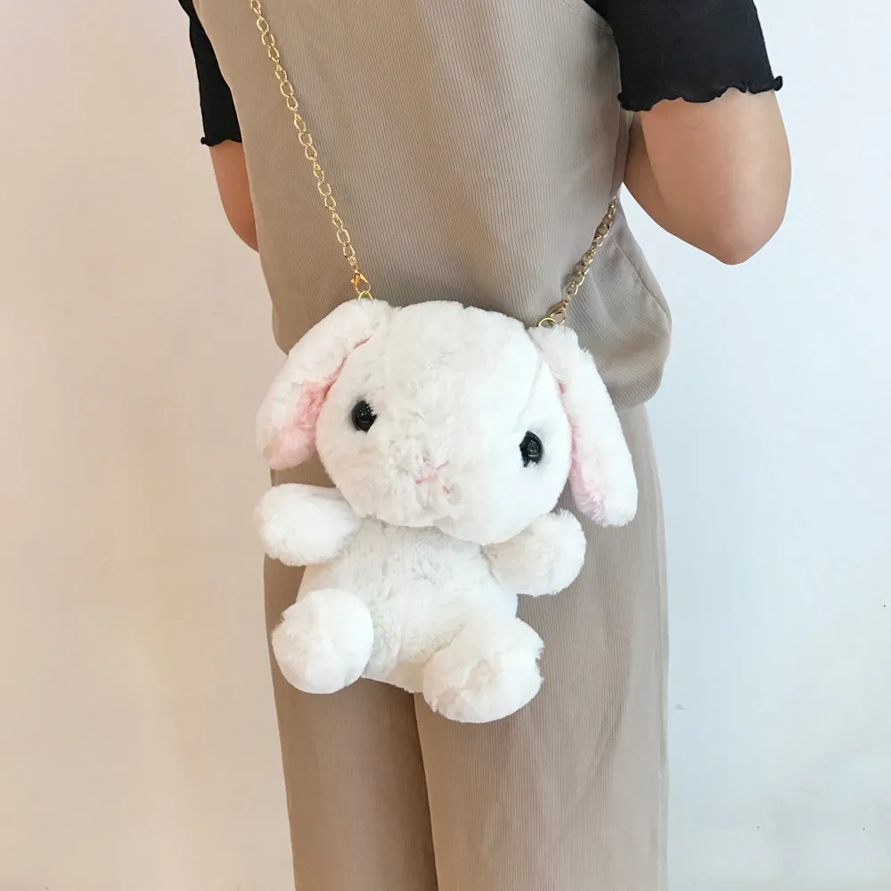 Mini Cute Bunny Crossbody Shoulder Plush Bag