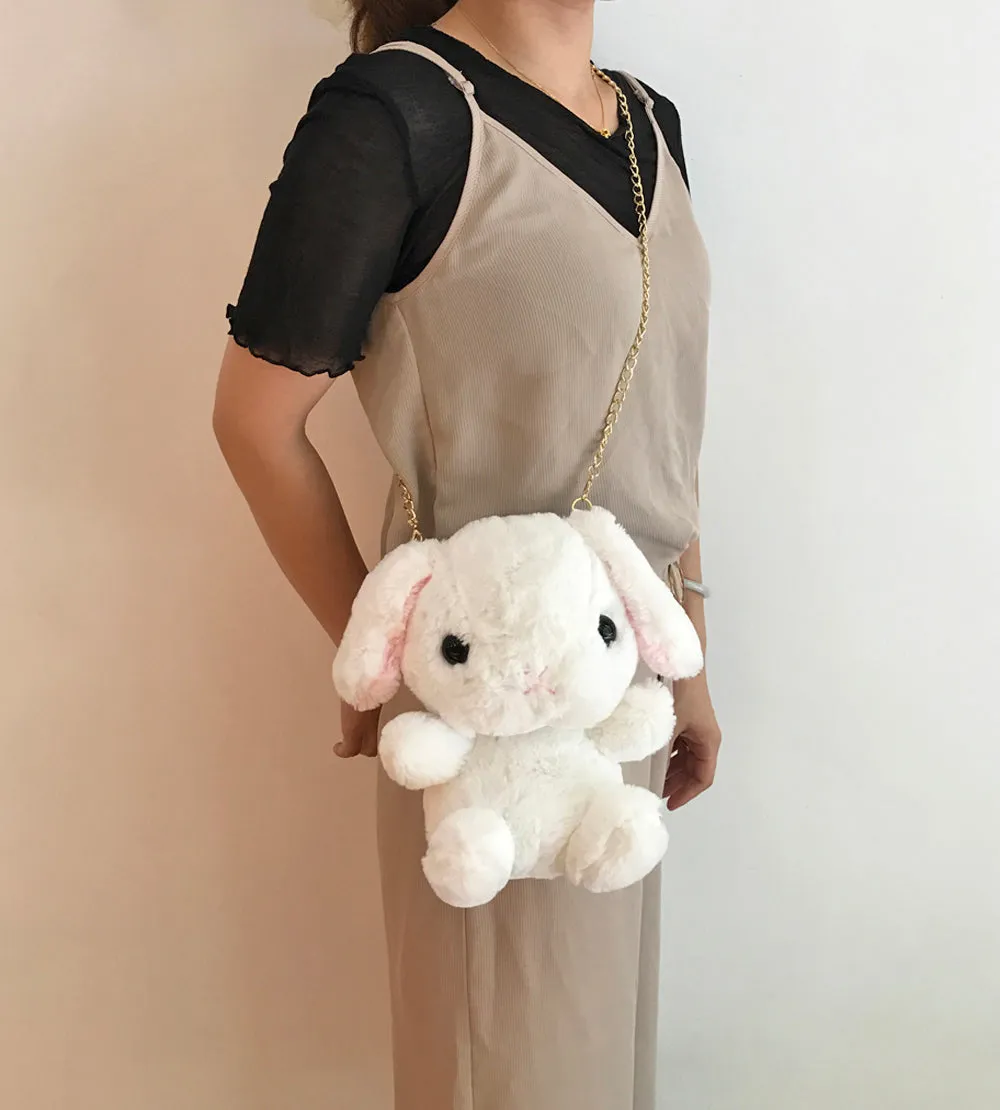 Mini Cute Bunny Crossbody Shoulder Plush Bag