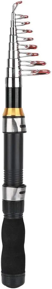 Mini Sea Fishing Rod, Telescopic Fishing Rod Pole for Saltwater and Freshwater
