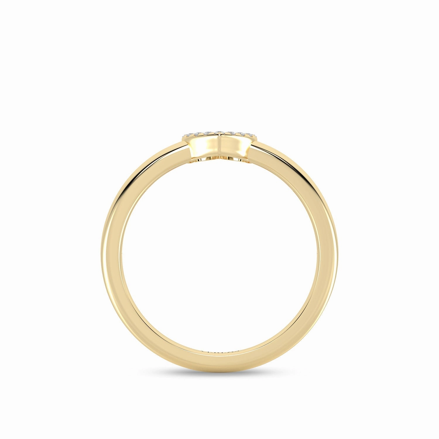 Mini-Heart Silhouette Ring