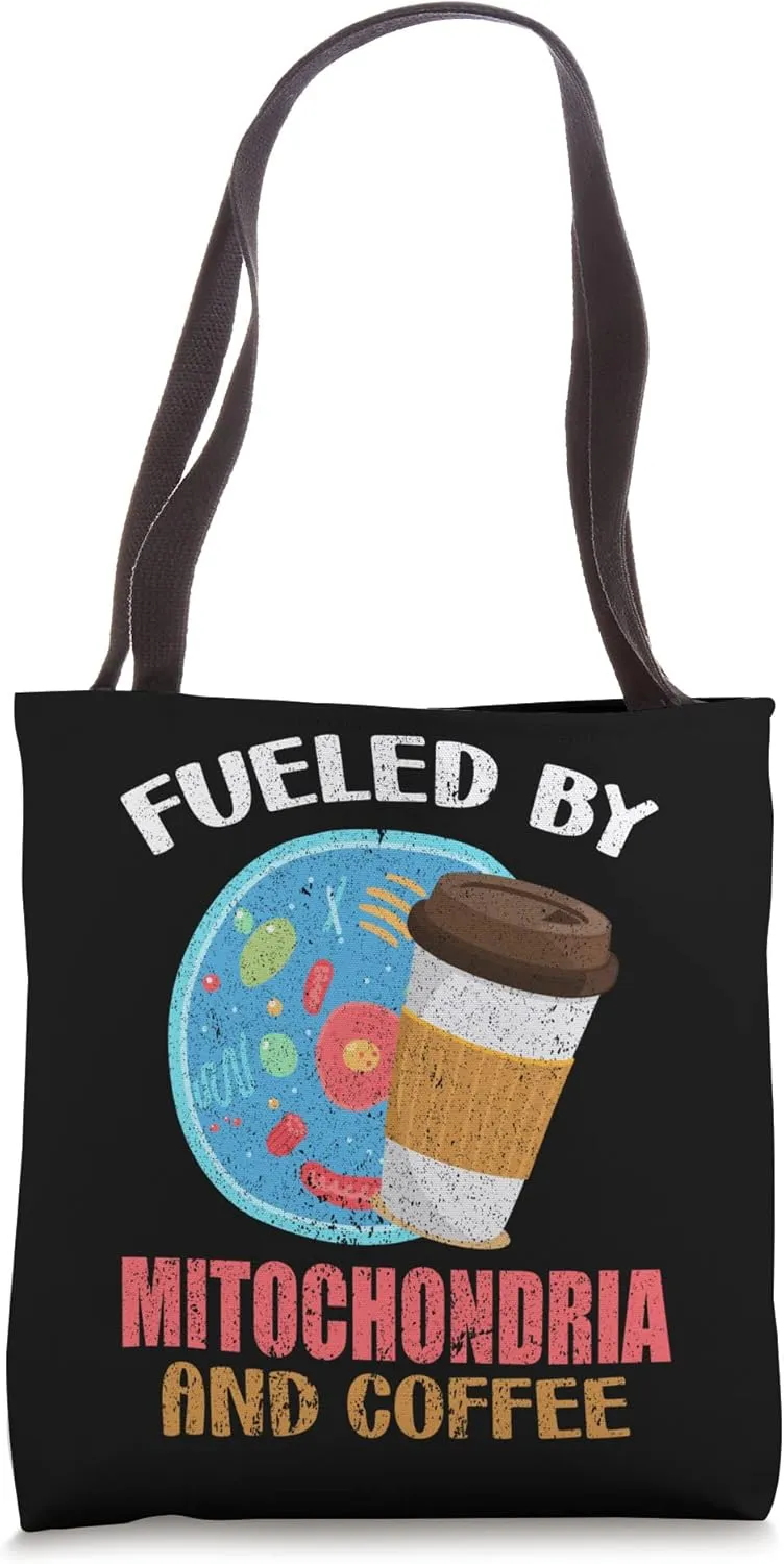 Mitochondria Coffee Lover Biology Geek Biologist Biology Tote Bag