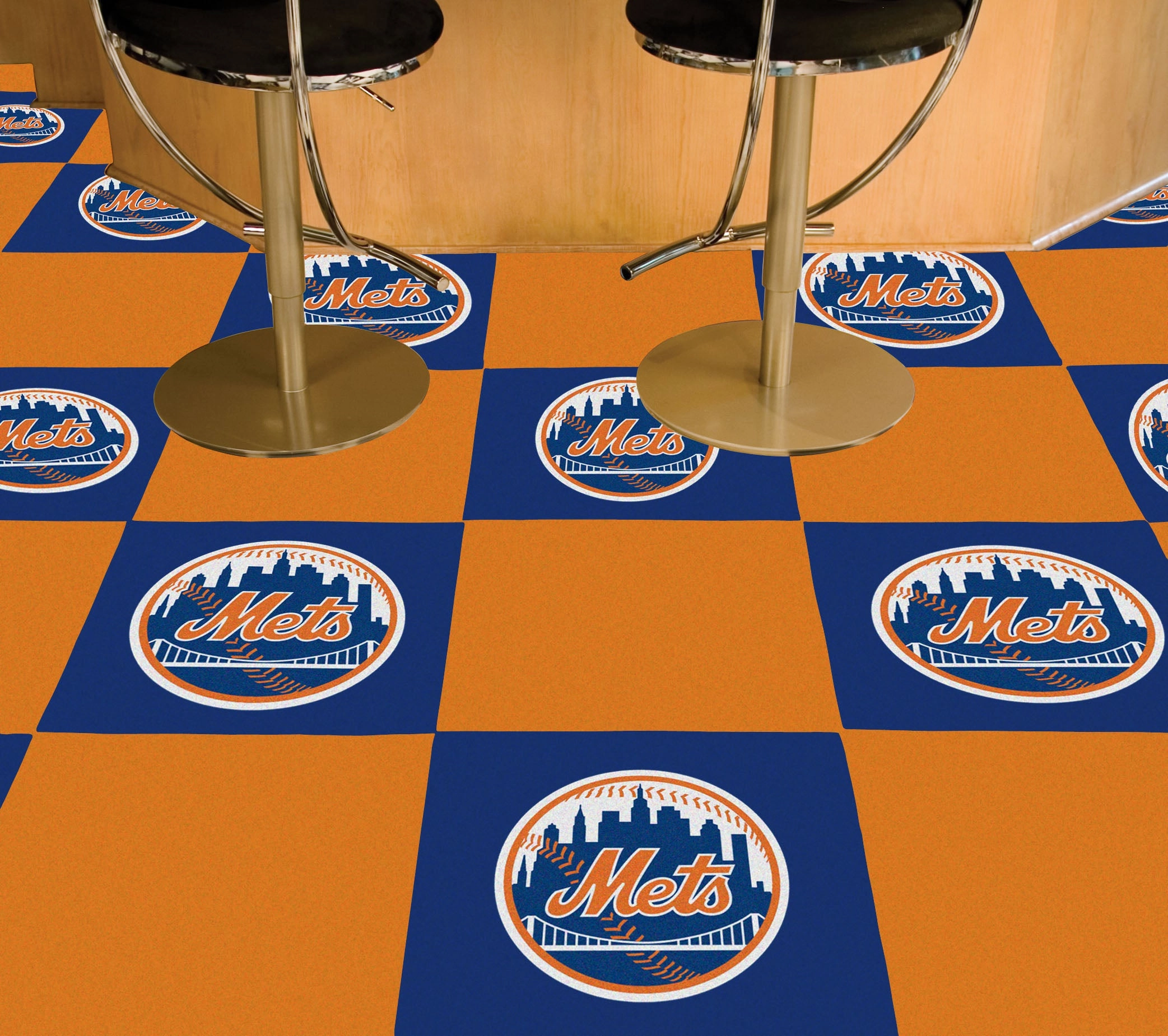 MLB - New York Mets Team Carpet Tiles