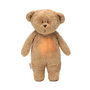 MOONIE HUMMING BEAR SLEEP AID AND NIGHT LIGHT | CAPPUCCINO