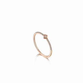 MOSAIC RHOMBUS HALF ETERNITY RING