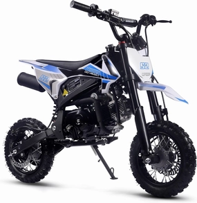 MotoTec Hooligan 72cc 4-Stroke Gas Dirt Bike Blue