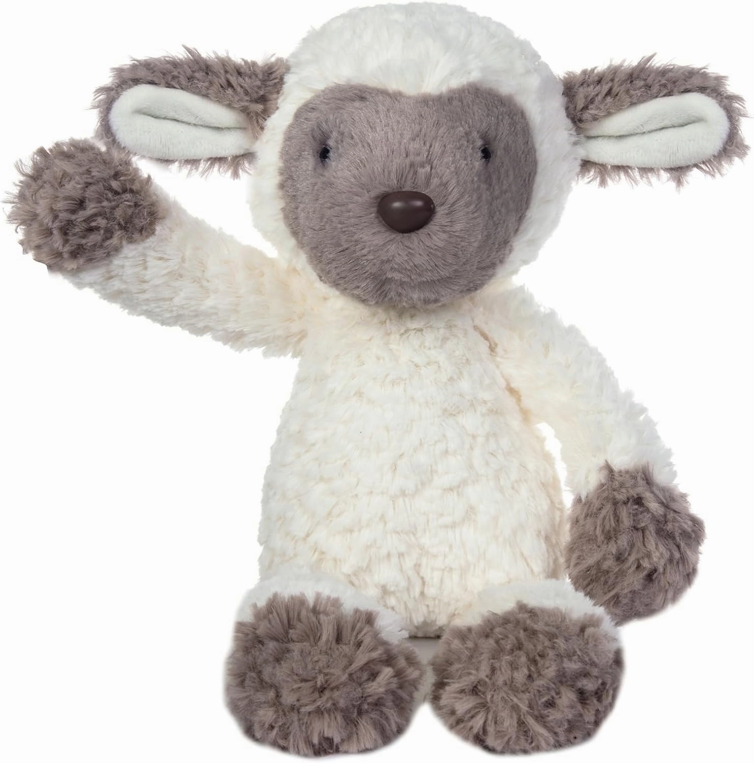 My OLi Easter Stuffed Animal 8.6" Easter Plush Dark Brown Sheep Soft Toy Stuffed Animal Bedtime Gifts for Baby Kids Girls Boys