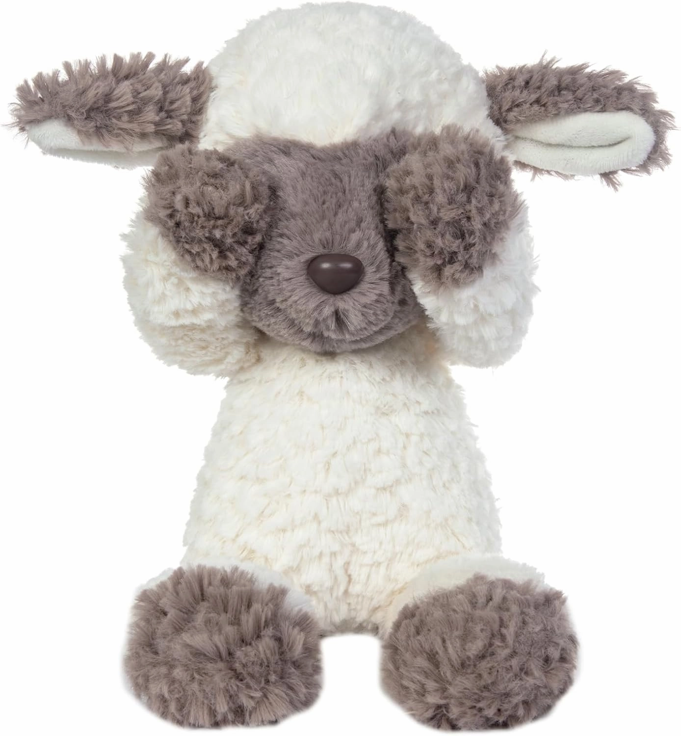 My OLi Easter Stuffed Animal 8.6" Easter Plush Dark Brown Sheep Soft Toy Stuffed Animal Bedtime Gifts for Baby Kids Girls Boys