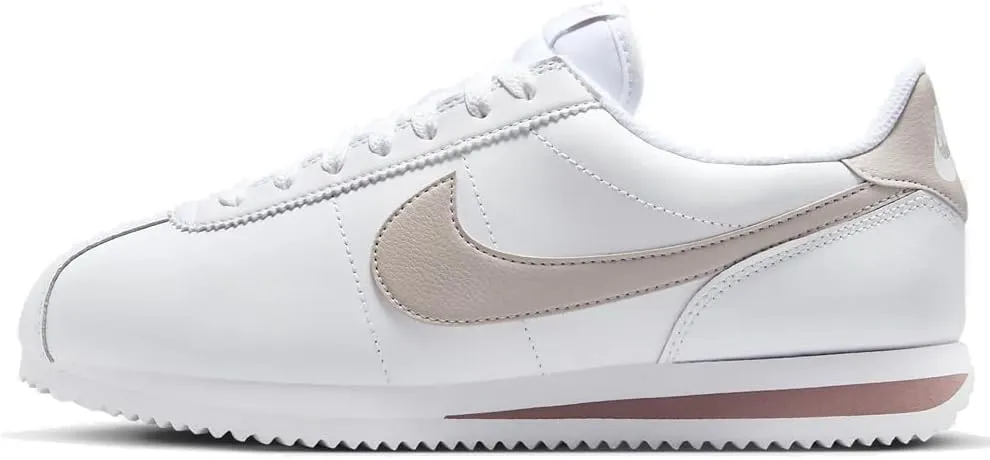Nike Cortez Women's Shoes (DN1791-105, White/Smokey Mauve/Black/Platinum Violet) Size 10