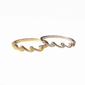 Noelia Mini Wave Ring