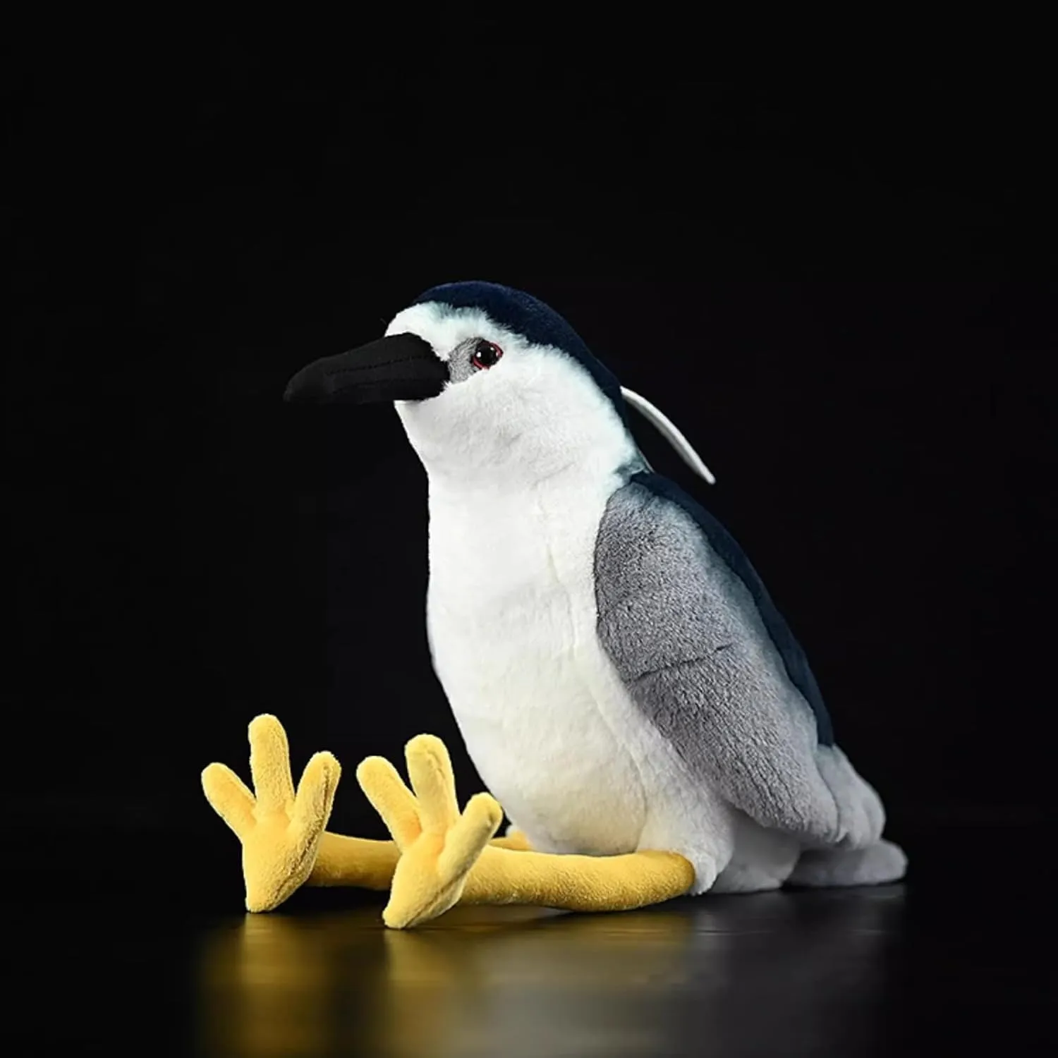 Nohito Lifelike Night Heron Bird Stuffed Animal - 9.4'' Realistic Heron Bird Plush Toy, Cuddly Soft Stuffed Bird Plushie Pillow Doll Toys