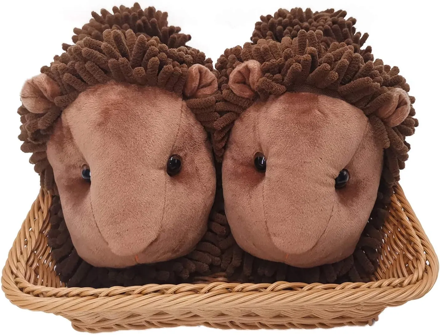 ofoot Womens & Childrens Cute Warm Fuzzy House Slippers Adult Furry Animal Shoes Non Slip Rubber Sole,Monkey Rabbit Koala Fox Owl Cat Lion Bunny Gorilla